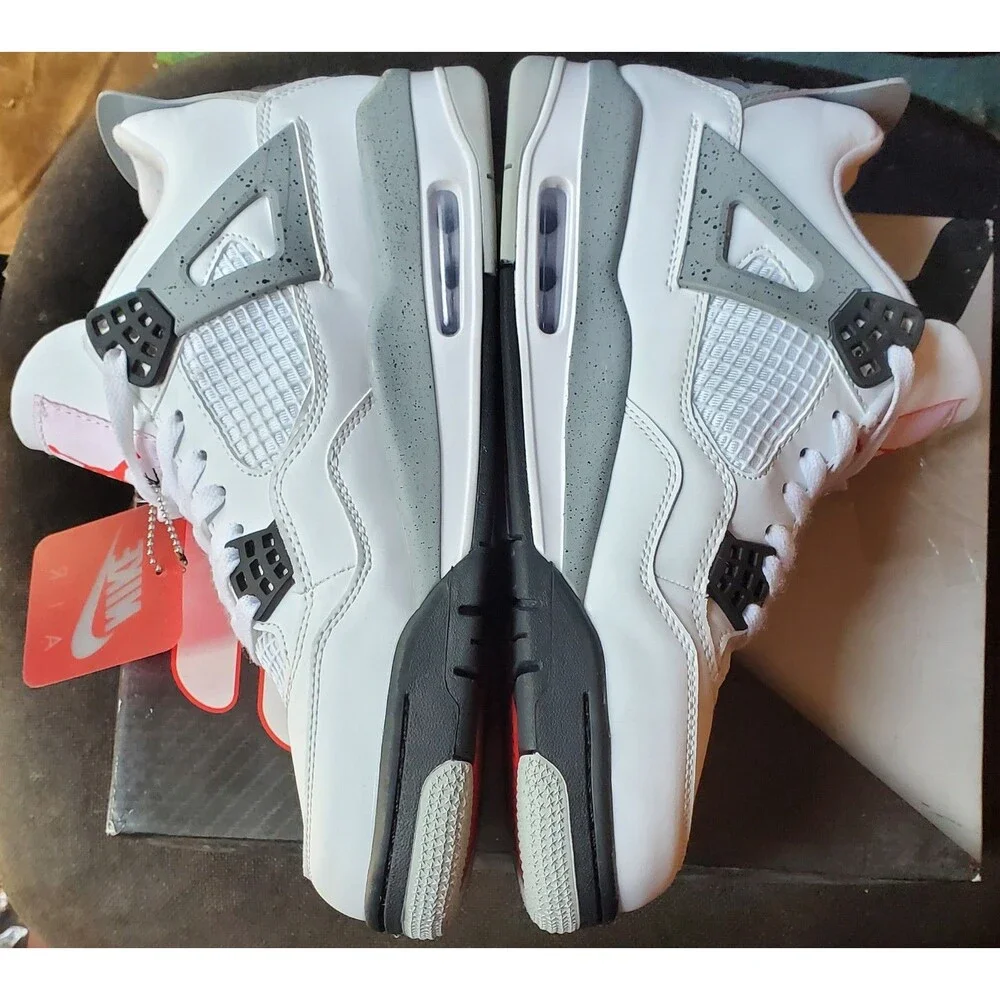 Nike Air Jordan 4 Retro White Cement. Size 10